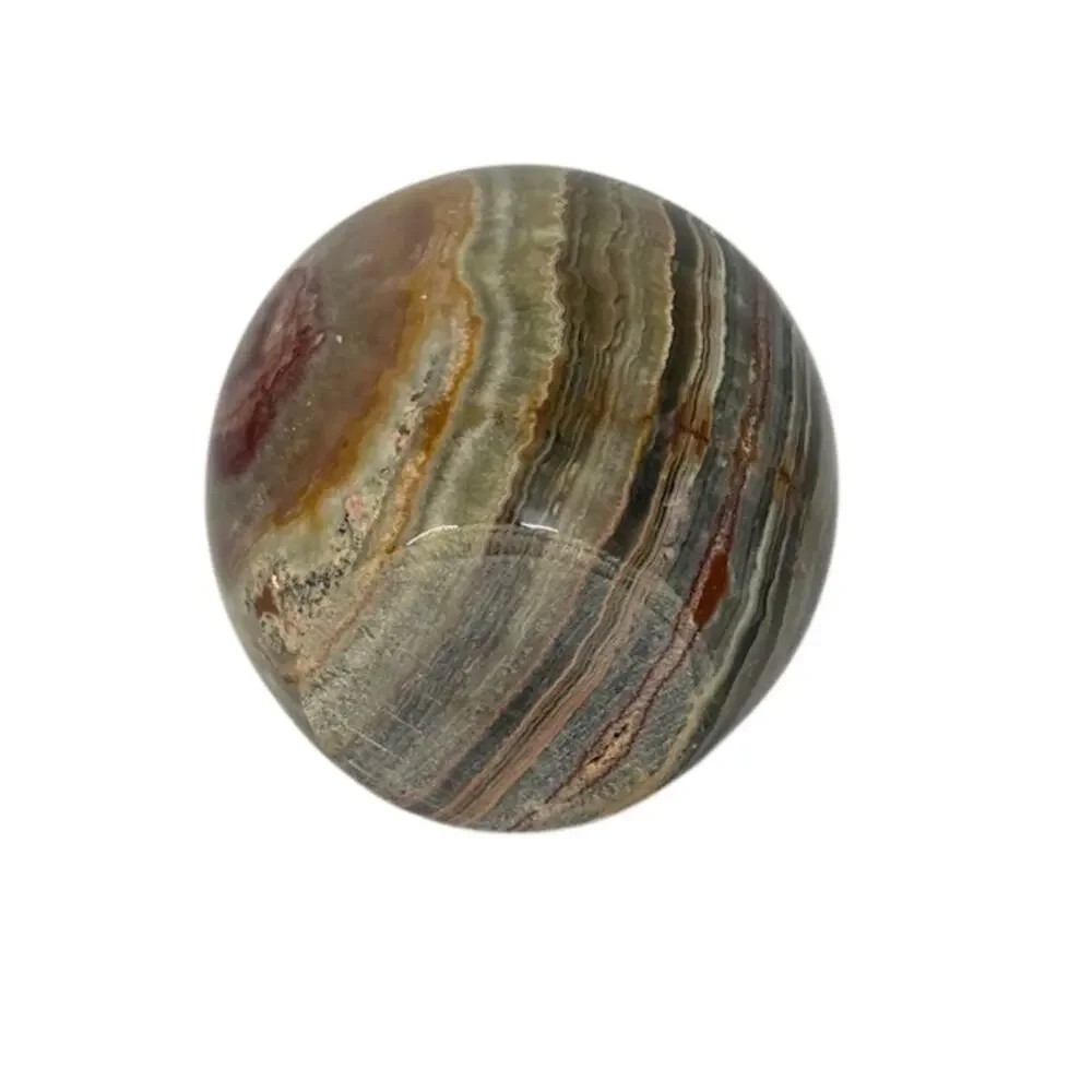 2.5” Apple Polished Solid Onyx or Marble Stone Paperweight
